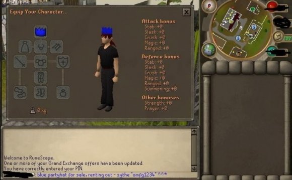 Hat in Runescape – $1,680