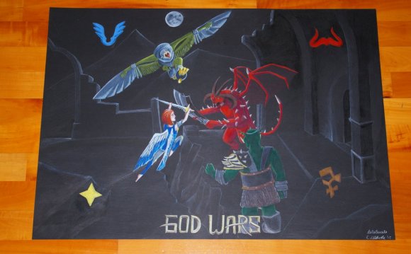 God Wars Drawing - Old School
