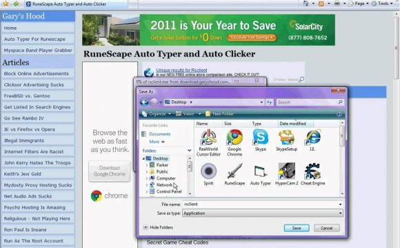 How to get a runescape auto