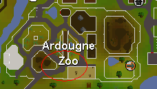A map of charlie's location