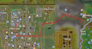 Route to Blaze Sharpeye