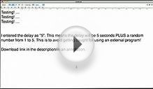 [MAC] Auto typer - Demo + Download